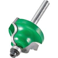 Green and silver Trend Roman Ogee router bit with a 6.3mm radius and 22.2mm cutting diameter.
