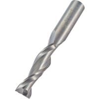 Silver Trend spiral up-cut router bit, 12.7mm diameter, with a sleek, twisted design and smooth cylindrical shank.