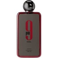 Afnan Perfumes 9PM Rebel Eau de Parfum, 100ml, sleek red bottle with bold black and red label, round cap.