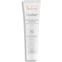White tube of Avène Cicalfate+ cream, 40ml, with orange and green text, featuring a flip-top cap.