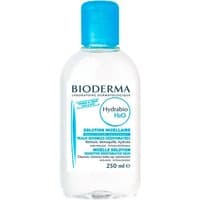 Bioderma Hydrabio Micellar Water 250ML, clear bottle with blue cap and white label featuring blue text.
