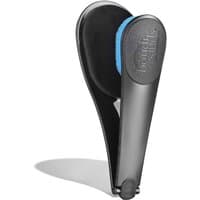 Black and blue Bondi Sands self tan back applicator with foldable handle and soft sponge pad.