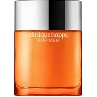Clinique Happy For Men cologne, 50ml, clear orange bottle with silver cap and white text.