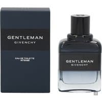 Givenchy Gentleman Intense Eau de Toilette 60ml, dark blue bottle with black cap, matching box with white text.