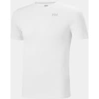 White Helly Hansen men's T-shirt, short sleeves, crew neck, with small logo on chest, size 2XL.