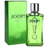 Joop Go Eau De Toilette 100ml, green glass bottle with silver cap, Christmas Edition packaging.
