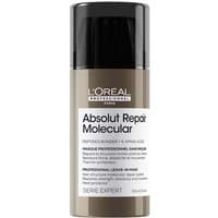 L'Oréal Professionnel Absolut Repair Leave-In, beige bottle with black cap and bold black text.