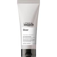 L'Oréal Professionnel Serie Expert Silver Conditioner 200ml in a sleek silver tube with black text and flip-top cap.