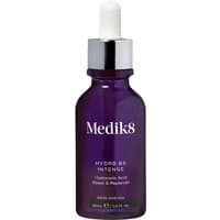 Purple Medik8 Hydr8 B5 Intense 30ml bottle with dropper cap, white text, and silver accents.