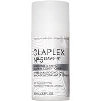 White cylindrical bottle of Olaplex No. 5 Leave-In Conditioner, 100 ml, with black text and silver accents.