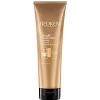 Gold tube of Redken All Soft Heavy Cream 250ml with white text and black cap.
