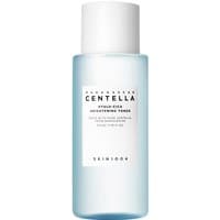 Light blue bottle of Skin1004 Hyalu-Cica Brightening Toner with white cap and minimalist label design.