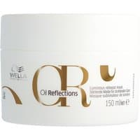 White Wella Professionals Oil Reflections hair mask jar with gold accents, 150ml size.