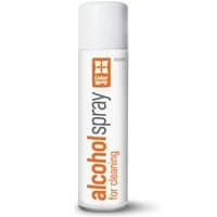 White Colorway CW-3360 disinfectant spray can with orange text and logo.