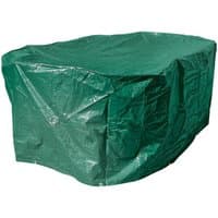 Green Draper OC12 patio cover set, large size, durable waterproof material, fits 2700x2200x1000mm, reinforced edges.