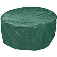 Green Draper OC13 patio cover set, round shape, durable material, fits 1500x900mm furniture.