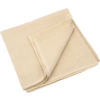 Beige Draper staircase cotton dust sheet, folded, measuring 7.2 x 0.9m, with a plain texture.