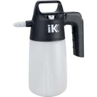 White IK Sprayers Multi 1.5 pressure pump sprayer with black handle and nozzle, 1L capacity.