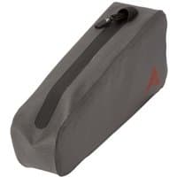 Gray Altura Vortex 1L waterproof top tube pack with bolt-on design and sleek zipper closure.