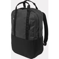 Grey Helly Hansen Oslo Plus backpack with black base, dual handles, and padded shoulder straps.