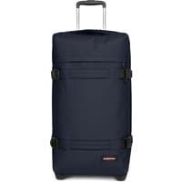 Ultra Marine Eastpak wheeled suitcase, 67x35.5x30 cm, with telescopic handle and side compression straps.