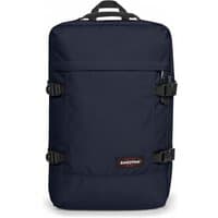 Ultra Marine Eastpak Travelpack, rectangular shape, front zip pocket, side buckles, top handle.