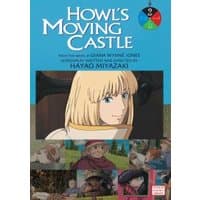 "Howl's Moving Castle DVD cover featuring anime character with blonde hair and castle scenes below."