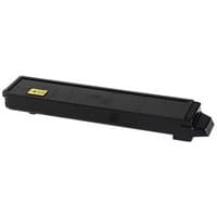 Black rectangular KYOCERA TK-8325K toner cartridge with yellow label on top.