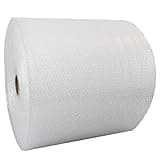 Large roll of clear bubble wrap, 500mm x 100m, with visible air bubbles for packing and moving by Triplast.