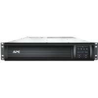 Black APC Smart-UPS SMT3000RMI2UNC, rackmount 2U, with LCD display, 8x C13, 1x C19 outlets, USB, network management.