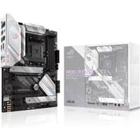 ASUS ROG STRIX B550-A GAMING motherboard, black and silver design, ATX form factor, AMD B550 Socket AM4.