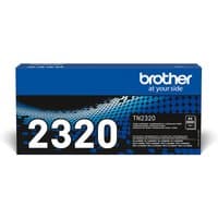 Brother TN-2320 toner cartridge box, blue and black design with large white "2320" text.