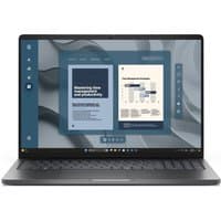 Black Dell Pro 16 laptop with 16" Full HD+ display, slim bezels, and backlit keyboard.