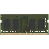 Green Kingston DDR4 memory module with black chips and gold contact edge.