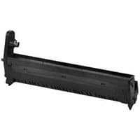 Black OKI 44844469 printer drum with rectangular shape and side mounting brackets