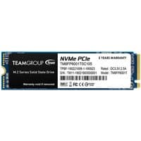 Blue Team Group MP33 1TB M.2 NVMe SSD with white label, black text, and PCIe 3.0 interface.
