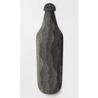 "Black and gray Ass Saver Big Saddle Mudguard with wavy pattern and text, designed for bicycle rear protection"