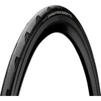 Black Continental Grand Prix 5000 TT TR tubeless 700c tyre with textured tread and sleek sidewall design.