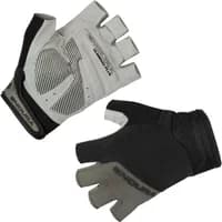 Black Endura Hummvee Plus MTB Mitts II with padded palms, fingerless design, and breathable mesh fabric.