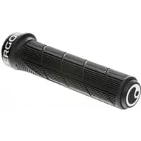 Black Ergon GD1 Evo bike grip with textured surface and white logo on the end cap.