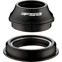 Black FSA Orbit 1.5E ZS tapered headset with white logo, featuring smooth, rounded edges and precision bearings.