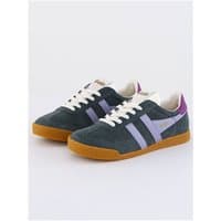 Gola Elan trainers, storm lavender with foxglove accents, white laces, gum sole, size 3.