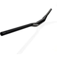 Black Gusset S2 Handlebars with a sleek, curved design and white logo near the center.