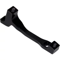 Black Hope disc brake mount with a sleek, curved design and two bolt holes at each end.