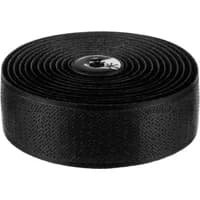 Lizard Skins DSP Bar Tape V2 2.5mm in jet black, textured grip, coiled roll with subtle pattern and branded center cap.