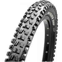 Black Maxxis Minion DHF 29" MTB tyre with aggressive tread pattern and folding bead.