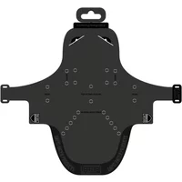 Black Rapid Racer Products Enduroguard mudguard with multiple mounting holes and logo detailing.
