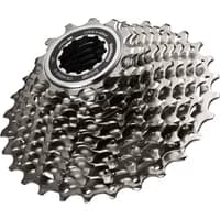 Shimano Tiagra HG500 cassette sprocket, 10-speed, silver, 11-32T, with multiple gear cogs stacked in a spiral pattern.