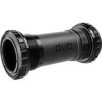 Black SRAM AM Dub Road Wide Bottom Bracket, 68mm, cylindrical with threaded ends and "dub" logo on the side.
