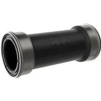 Black SRAM Dub Press MTB 89/92 bottom bracket with cylindrical shape and metallic ends.